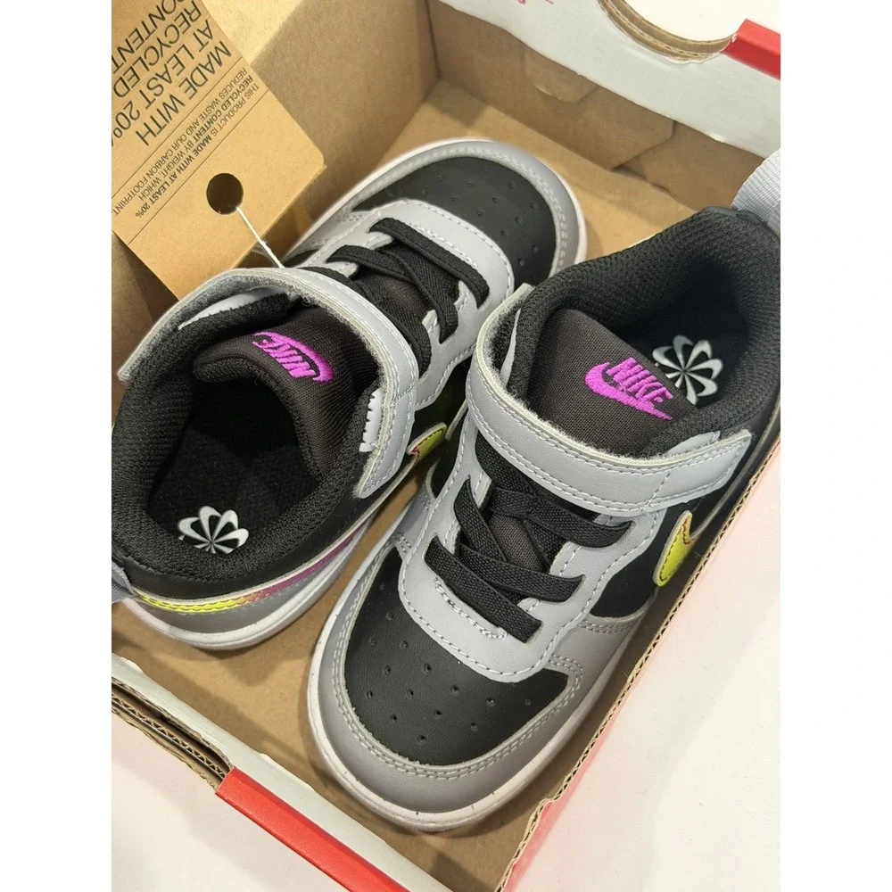 Nike Court Borough Low Recraft Toddler Unisex Athletic Shoes size 8 kids school